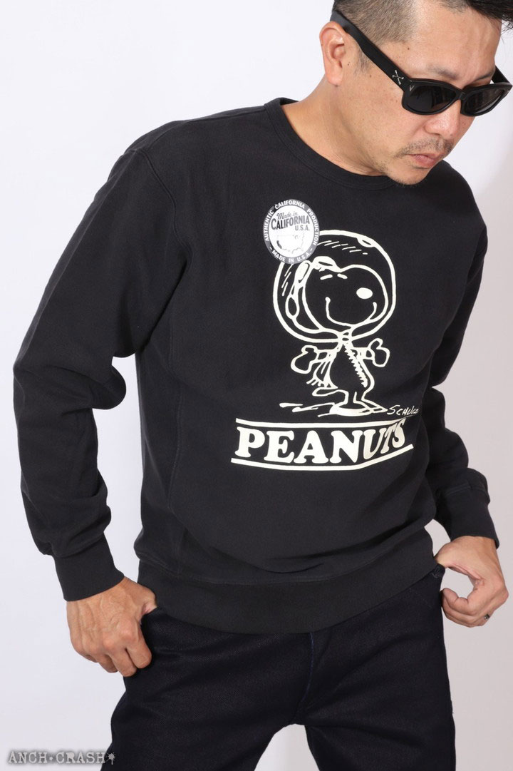 PEANUTS Vintage PEANUTS ヘヴィーオンス クルーネックプルオーバー