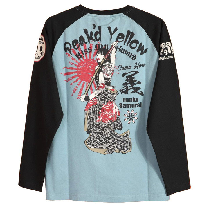 楽天市場】ピークドイエロー KISS MY SWORD 和柄 長袖Tシャツ