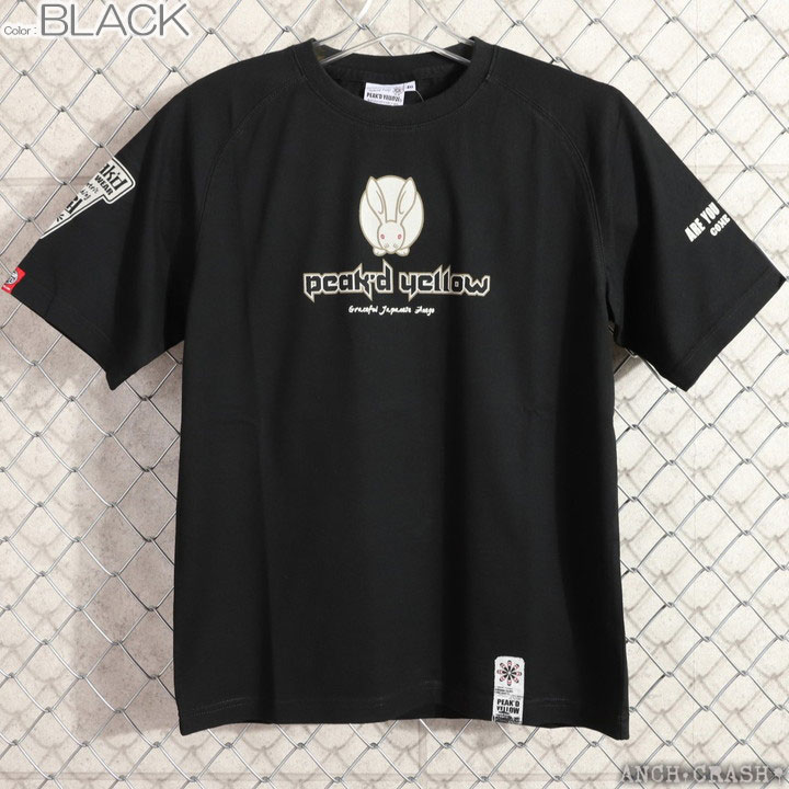 PEAK'D YELLOW『花魁』半袖 Tシャツ PYT-244 ピークドイエロー エフ