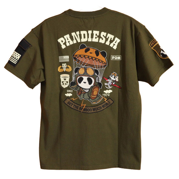 ぱぱんだです PANDIESTA（パンディエスタ） パラシュートパンダ Tee 526853