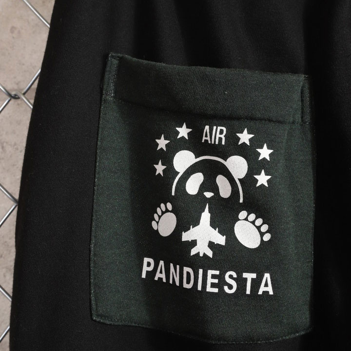PANDIESTA ミリタリー2WAYスウェットパンツ 526953 パンディエスタ 刺繍 ワッペンの画像