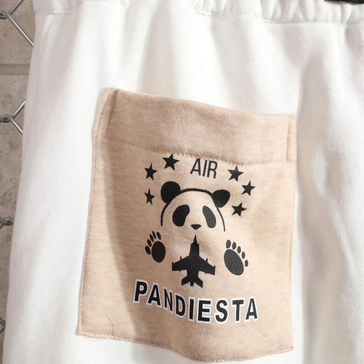 PANDIESTA ミリタリー2WAYスウェットパンツ 526953 パンディエスタ 刺繍 ワッペンの画像