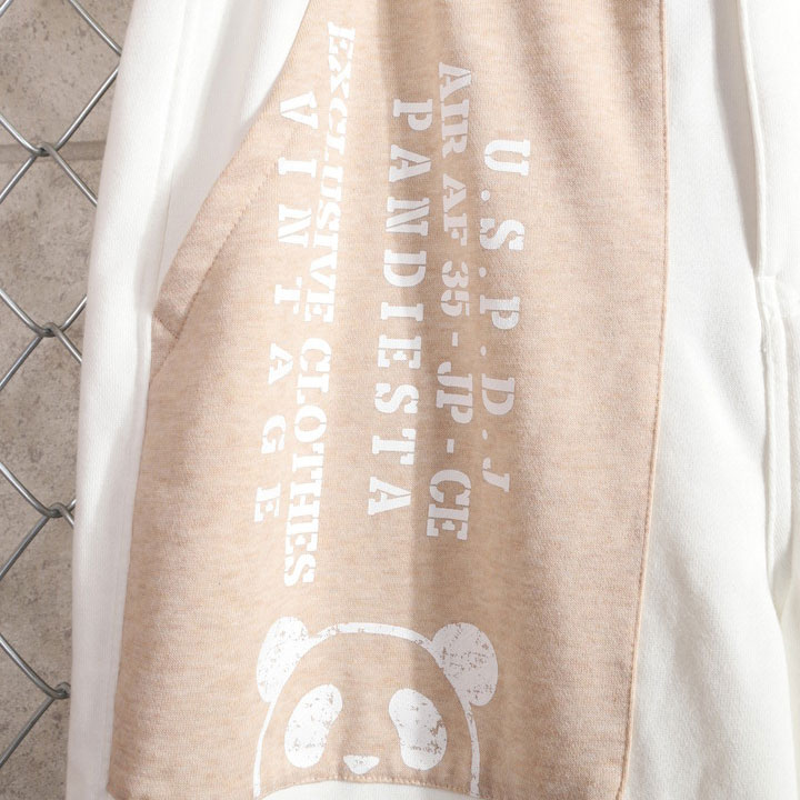 PANDIESTA ミリタリー2WAYスウェットパンツ 526953 パンディエスタ 刺繍 ワッペンの画像