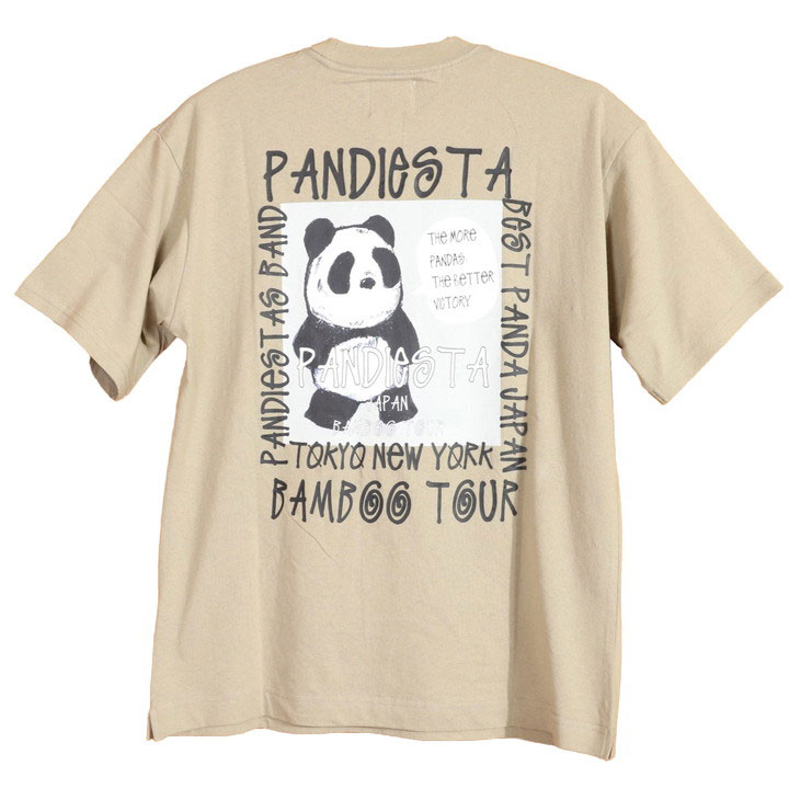 PANDIESTA バンブーツアー 半袖 Tシャツ 554324 刺繍 パンディエスタ