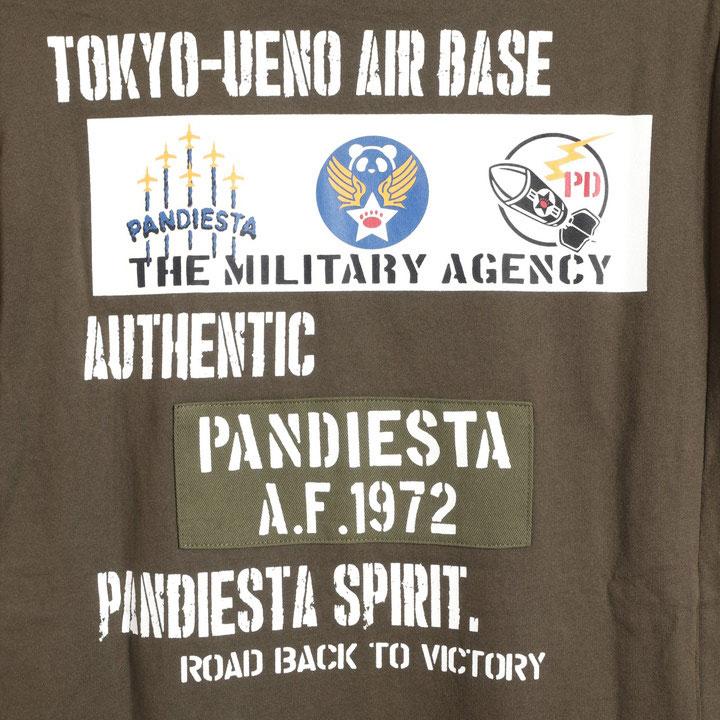 PANDIESTA 熊猫エアベース 半袖 Tシャツ 554855 パンディエスタ TEE 刺繍｜anch-crash｜12