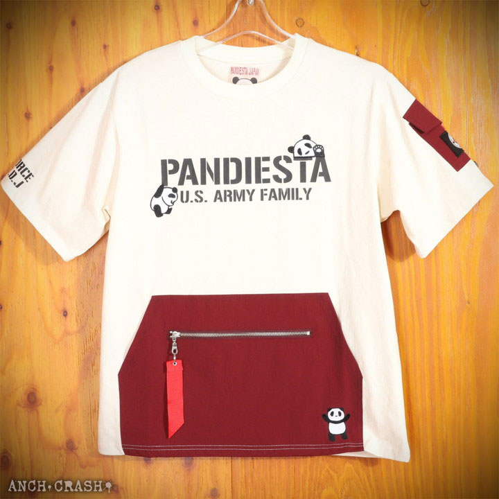 PANDIESTA PDJ-ARMY ポケット 半袖 Tシャツ 554950 パンディエスタ TEE 刺繍 ワッペン｜anch-crash｜15