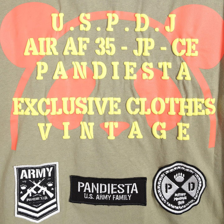PANDIESTA PDJ-ARMY ポケット 半袖 Tシャツ 554950 パンディエスタ TEE 刺繍 ワッペン｜anch-crash｜11