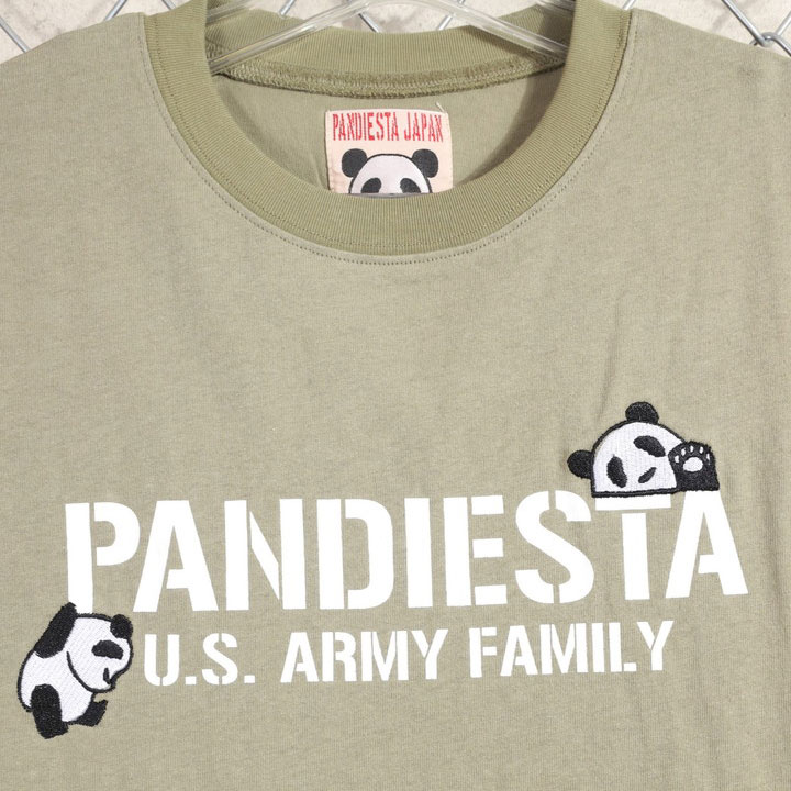 PANDIESTA PDJ-ARMY ポケット 半袖 Tシャツ 554950 パンディエスタ TEE 刺繍 ワッペン｜anch-crash｜07