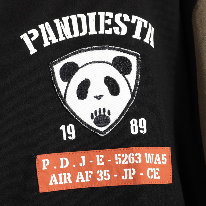 PANDIESTA PDJ-ARMY 半袖 フルZIPパーカー 554951 パンディエスタ 刺繍 ワッペン｜anch-crash｜07