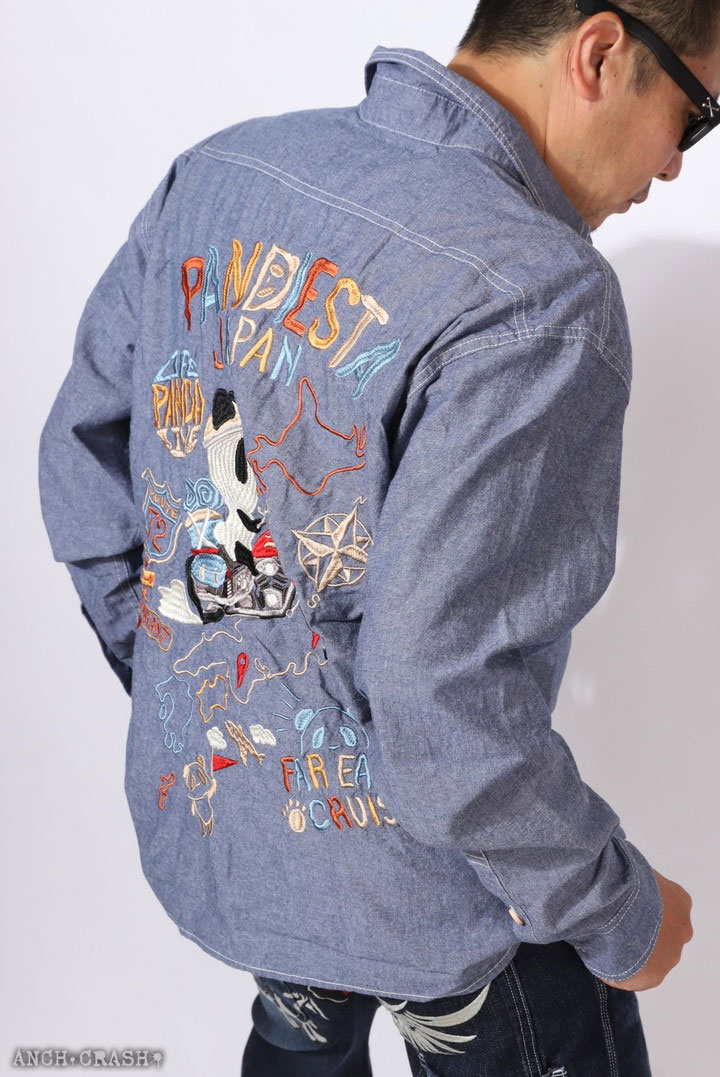 PANDIESTA（パンディエスタ） 日本縦断トリップパンダ シャンブレー