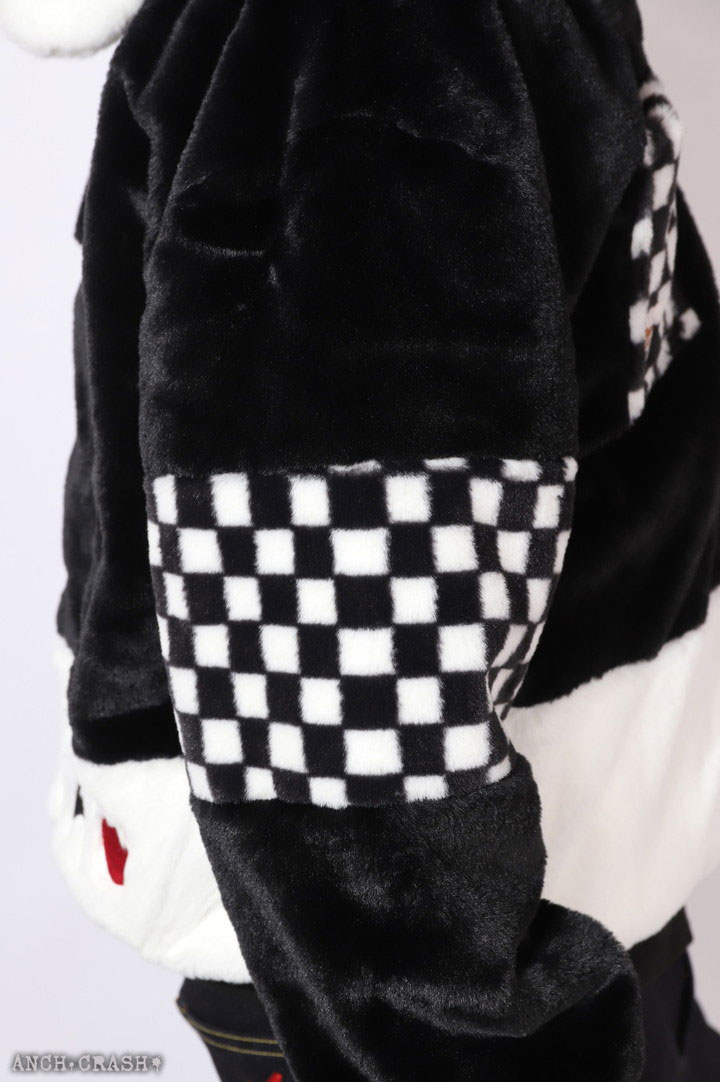 パンディエスタ × ベティブープ フェイクファー パーカー　黒　Lサイズ パンディエスタ × ベティブープ フェイクファー パーカー 黒 Lサイズ