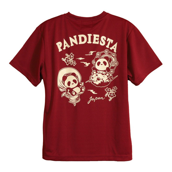 PANDIESTA パンディエスタ 風雷神 ドライメッシュTシャツ 582864 吸汗速乾 半袖Tee【メール便送料250円】ポスト投函の為※日時指定・代引き・ラッピング不可｜anch-crash｜03