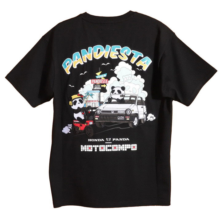HONDA×PANDIESTA シティとモトコンポ 半袖Tシャツ (585504) 【送料無料】パンディエスタ ホンダ ポケット Tee PANDIESTA（パンディエスタ） 24h限定P最大17倍!1/11pm23:59迄 HONDA
