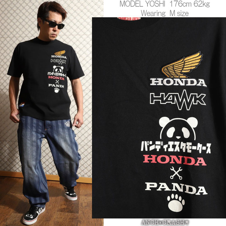 PANDIESTA（パンディエスタ） HONDA×PANDIESTA HAWK CB250T 半袖T