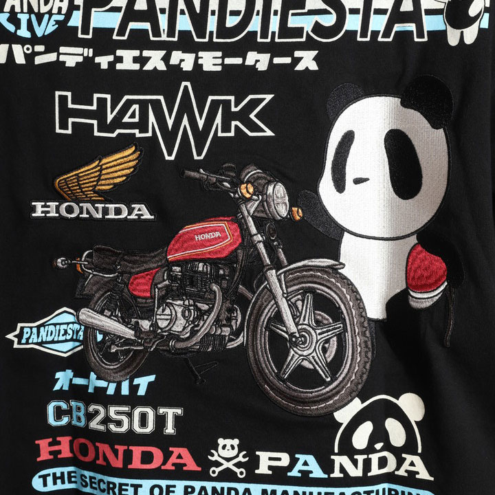 PANDIESTA（パンディエスタ） HONDA×PANDIESTA HAWK CB250T 半袖T