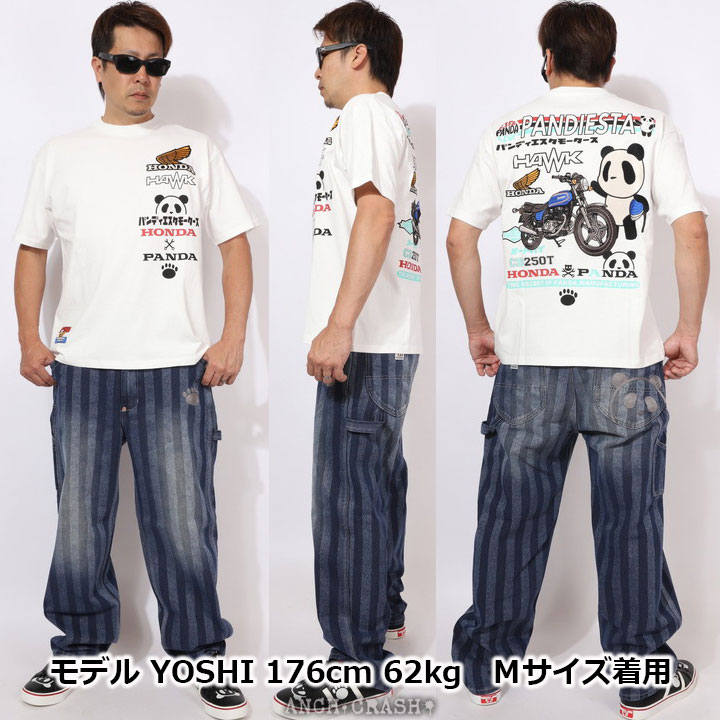 PANDIESTA（パンディエスタ） HONDA×PANDIESTA HAWK CB250T 半袖T