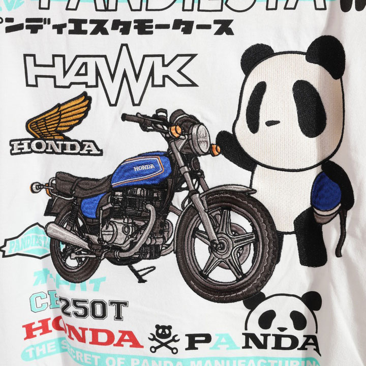 PANDIESTA（パンディエスタ） HONDA×PANDIESTA HAWK CB250T 半袖T