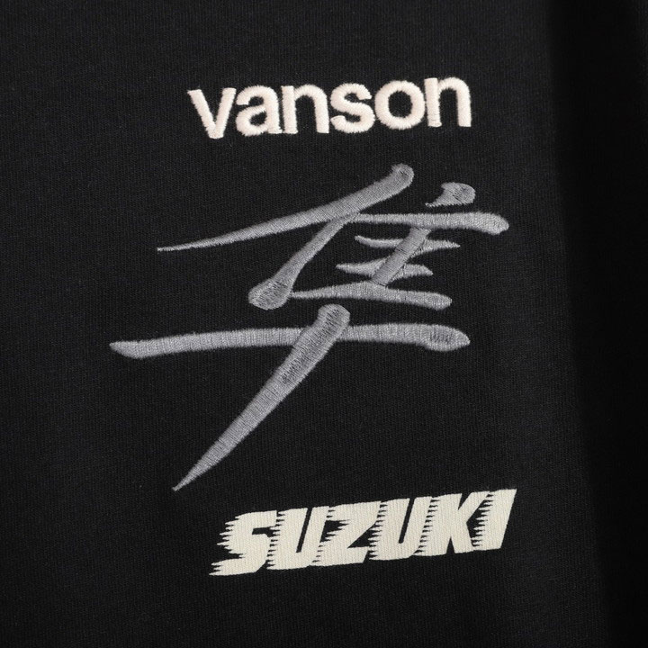 スズキi×バンソン 天竺半袖Tシャツ GSX1300R 隼 刺繍プリント