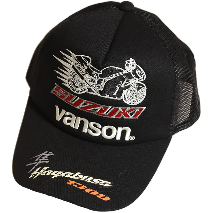 VANSON SUZUKI HAYABUSA ツイルメッシュキャップ SMV-2503