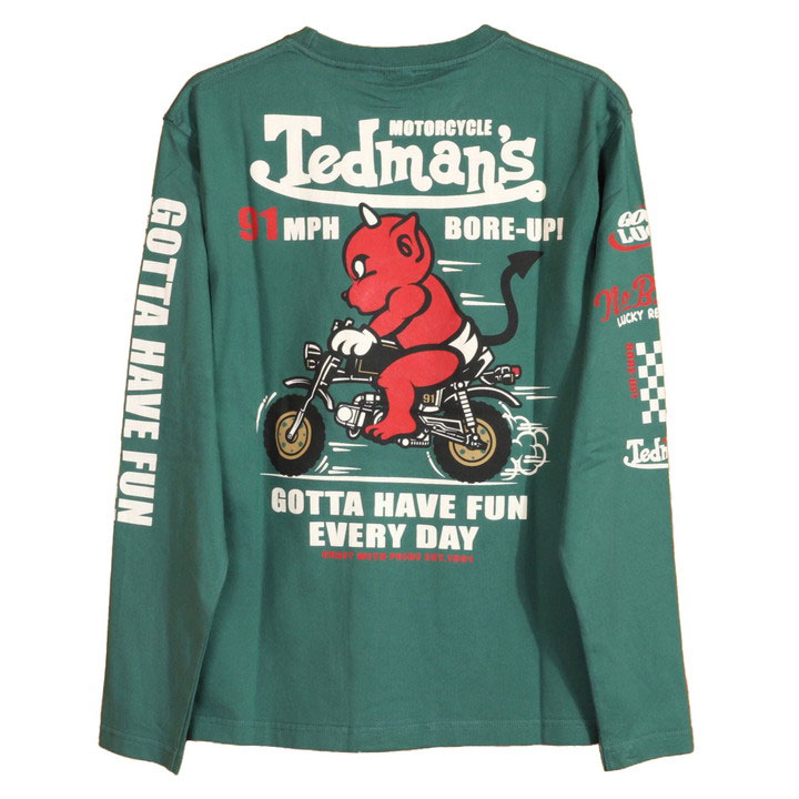 TEDMAN テッドマン TED'S MOTORCYCLE ロンT TDLS-365 エフ商会 TEDMAN テッドマン TED'S MOTORCYCLE ロンT TDLS-365 エフ商会