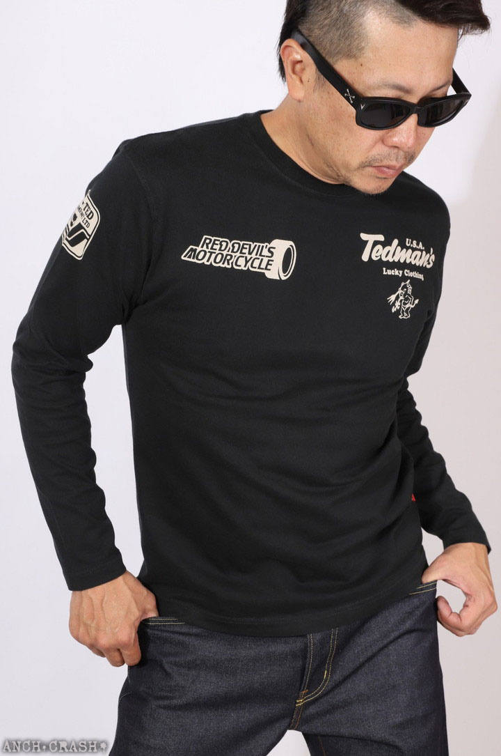 TEDMAN（テッドマン） バイク ロンT TDLS-369 エフ商会 長袖 Tシャツ 