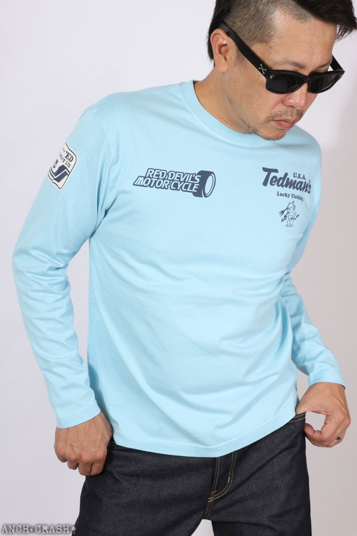 TEDMAN（テッドマン） バイク ロンT TDLS-369 エフ商会 長袖 Tシャツ 