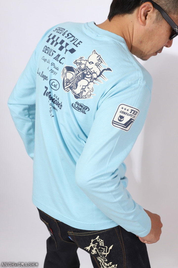 TEDMAN（テッドマン） バイク ロンT TDLS-369 エフ商会 長袖 Tシャツ 