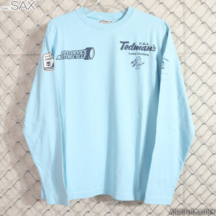 TEDMAN（テッドマン） バイク ロンT TDLS-369 エフ商会 長袖 Tシャツ 