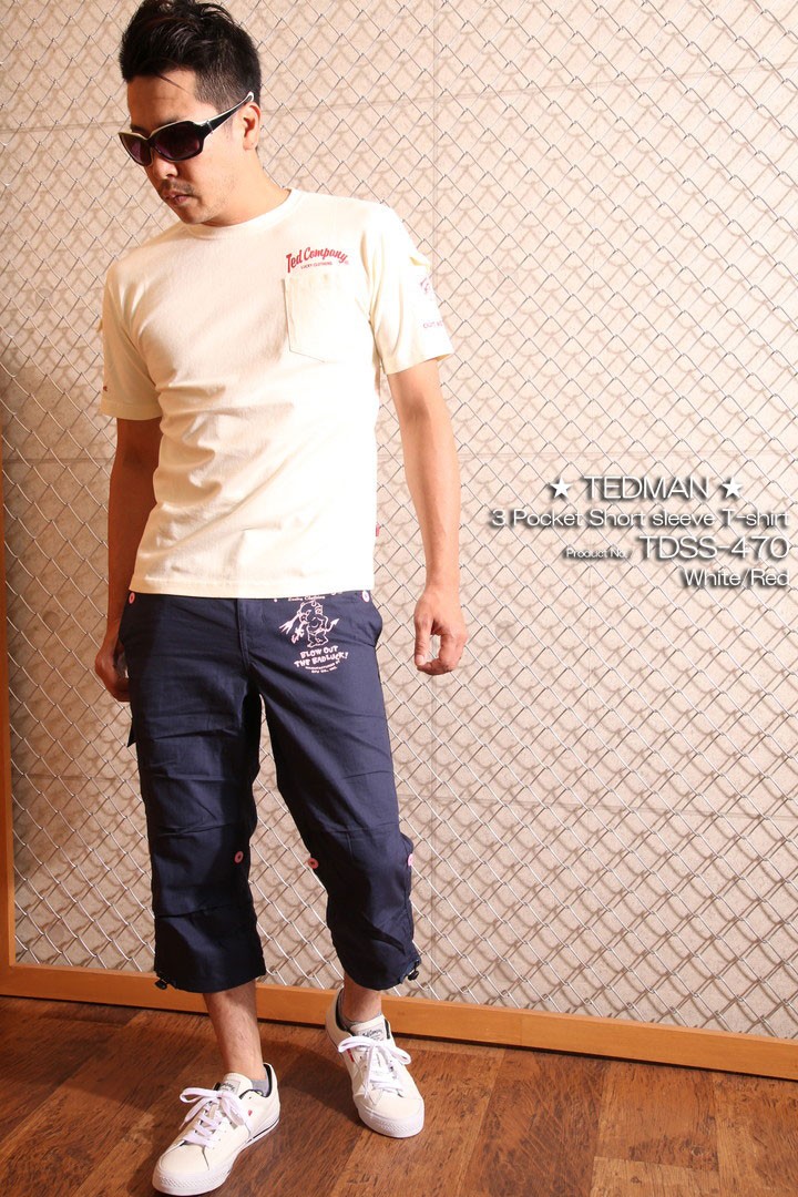 テッドマン TEDMAN 3Pocket 半袖 Tシャツ TDSS-470 : tdss-470 : ANCH CRASH - 通販 -  Yahoo!ショッピング