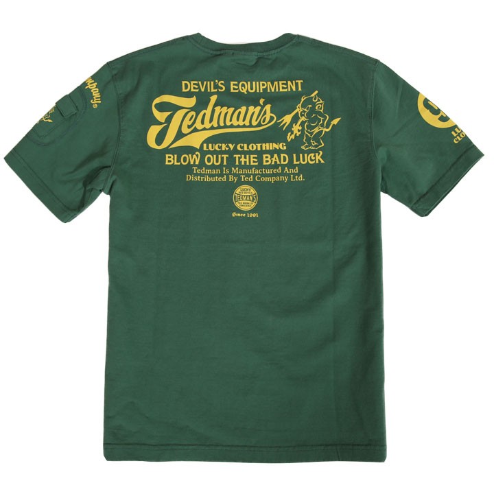 テッドマン TEDMAN REDDEVIL 半袖 Tシャツ TDSS-512 エフ商会