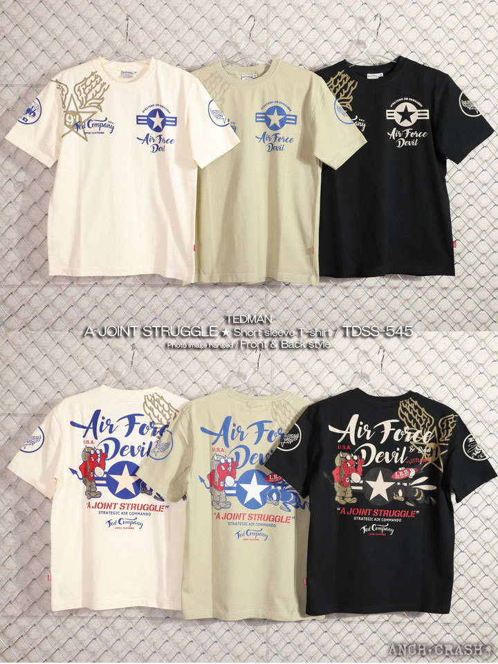 TEDMAN テッドマン A JOINT STRUGGLE-共闘 半袖 Tシャツ TDSS