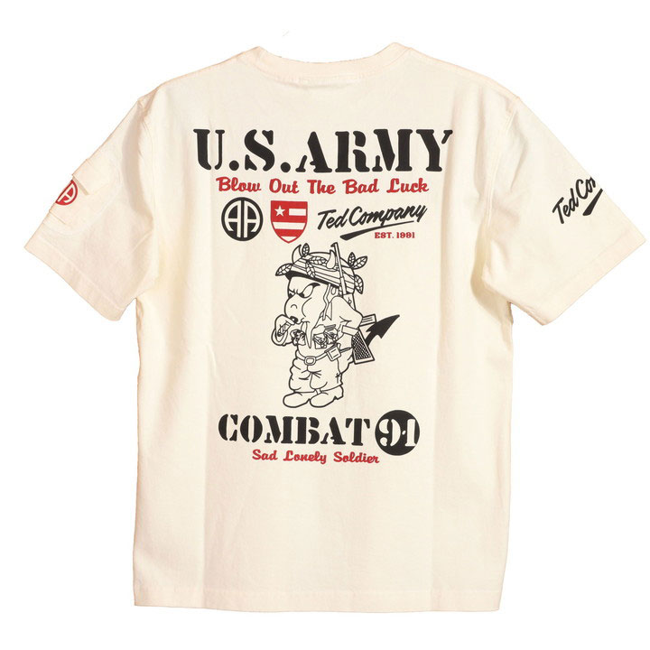 テッドマン U.S.ARMY 半袖 Tシャツ TDSS-549 TEDMAN エフ商会