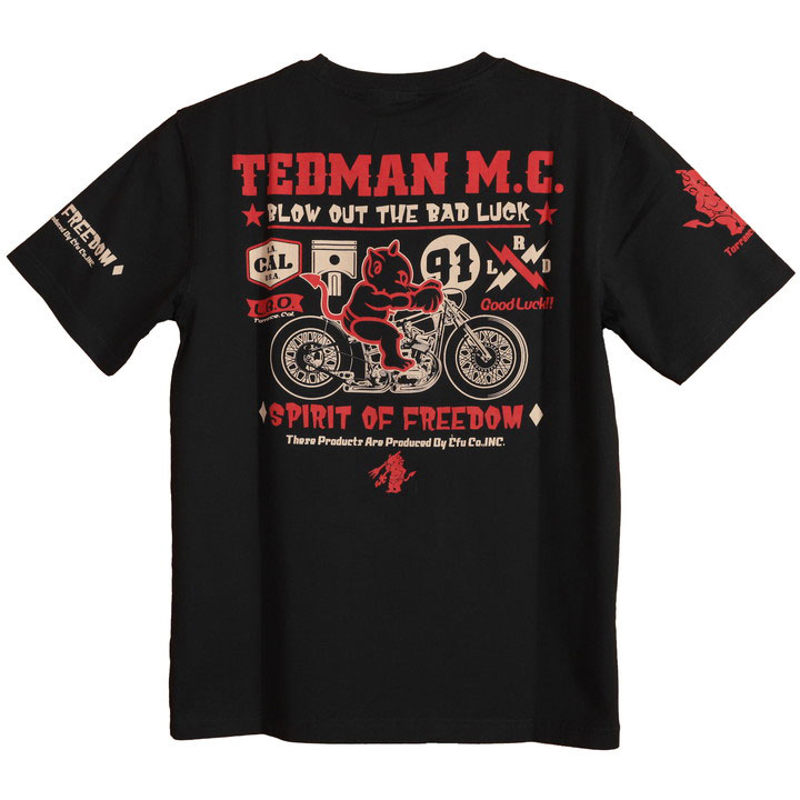 テッドマン TEDMAN M.C. 半袖 Tシャツ TDSS-550 エフ商会