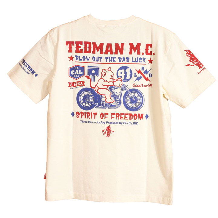 テッドマン TEDMAN M.C. 半袖 Tシャツ TDSS-550 エフ商会