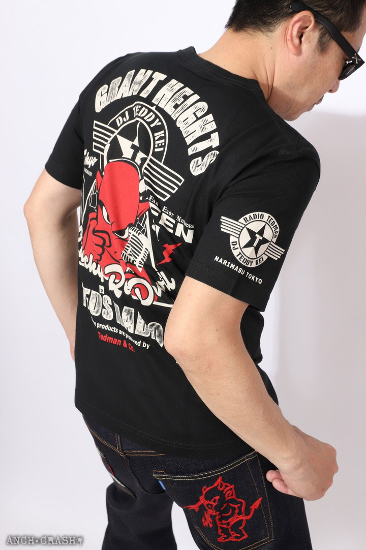 24h限定P最大16倍!6/25pm23:59迄 テッドマン RADIO TEDMAN 半袖Tシャツ TDSS-557 エフ商会｜anch-crash｜20