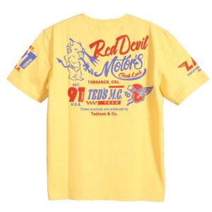 テッドマン LUCKY DEVIL MOTORS 半袖Tシャツ TDSS-558 TEDMAN エフ...