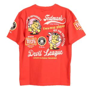 【GWも休まず出荷】テッドマン BASEBALL 半袖Tシャツ TDSS-563 TEDMAN エフ...