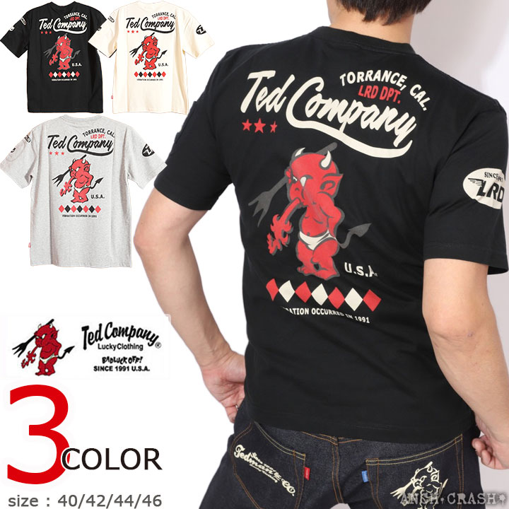 TEDMAN テッドマン エフ商会 tシャツ メンズ 襟付き ポロシャツ TEDMAN（テッドマン） テッドマン半袖ポロシャツ ファイティンデビルス