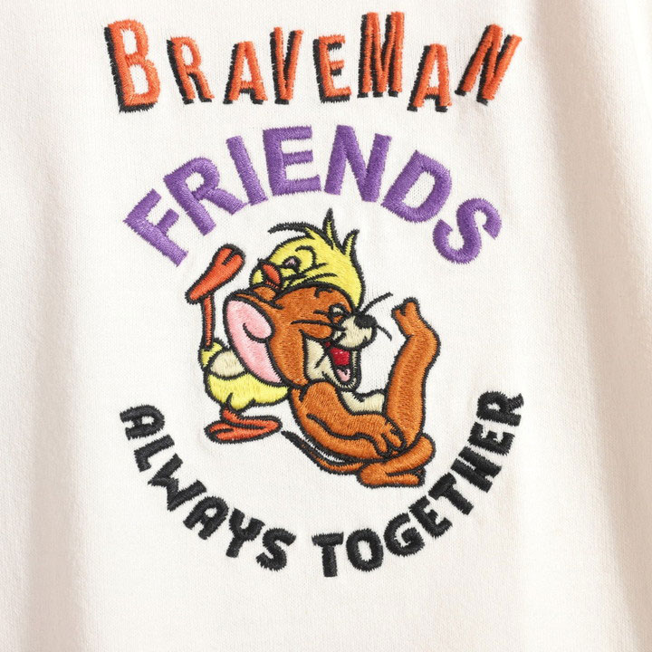 年末年始も毎日出荷】The BRAVE-MAN × TOM & JERRY 半袖Tシャツ TJB