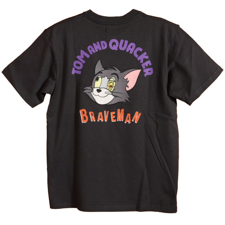 The BRAVE-MAN × TOM & JERRY 半袖Tシャツ (TJB-2503) 【送料無料】ブレイブマン トムとジェリー 刺繍 年末年始も毎日出荷】The BRAVE-MAN × TOM & JERRY 半袖Tシャツ TJB