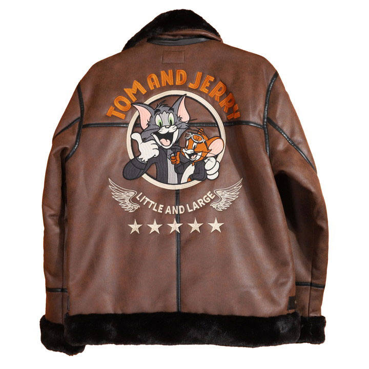 トムとジェリー ボンディング B-3 フライトジャケット TJN-2501 TOM