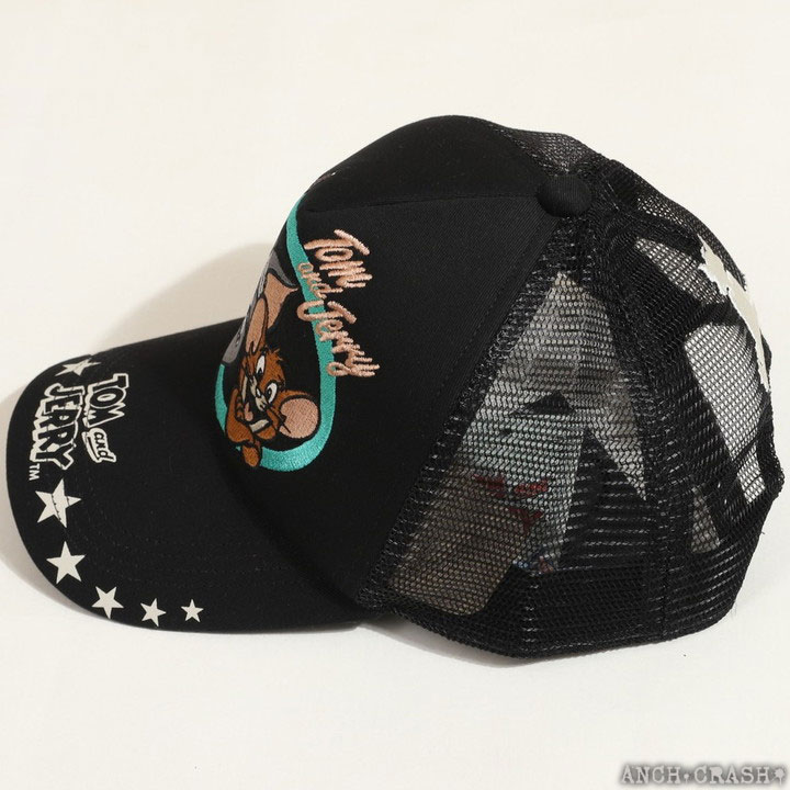 トムとジェリー ツイルメッシュCAP TJN-2628 刺繍 プリント キャップ
