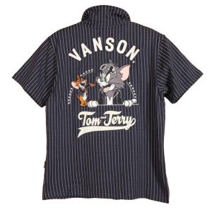 【GWも休まず出荷】VANSON トムとジェリー コラボ 半袖ポロシャツ TJV-2411 バンソン...