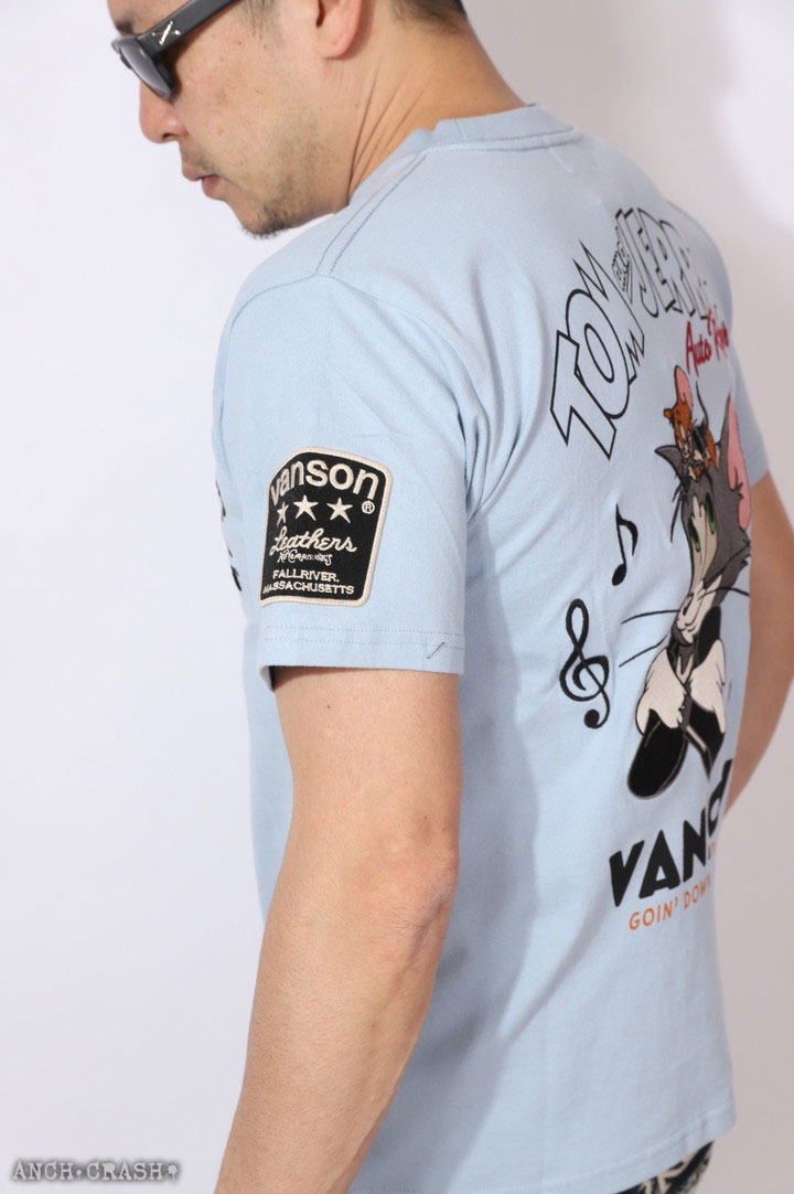 VANSON（バンソン） トムとジェリー コラボ 半袖Tシャツ TJV-2413 TOM