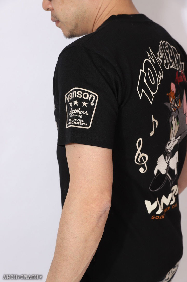 VANSON（バンソン） トムとジェリー コラボ 半袖Tシャツ TJV-2413 TOM