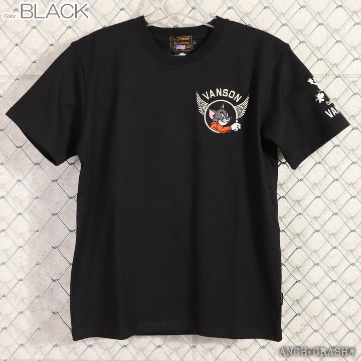 VANSON トムとジェリー コラボ 半袖Tシャツ TJV-2414 バンソン