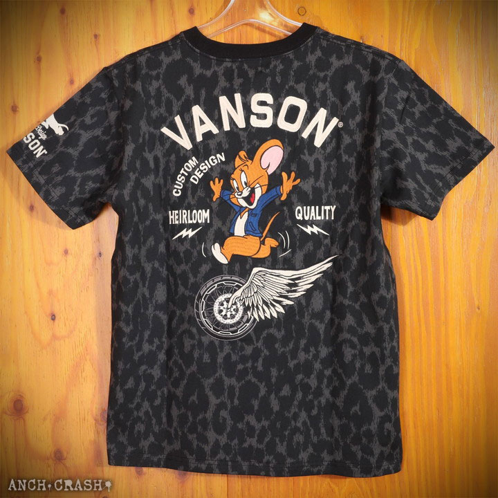VANSON トムとジェリー コラボ 半袖Tシャツ TJV-2414 バンソン