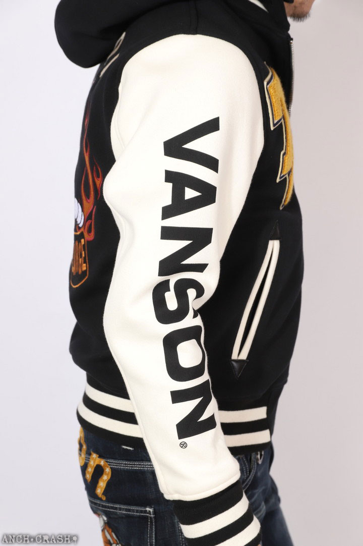 VANSON トムとジェリー コラボ ボンディングスタジャン TJV-2506 VANSON トムとジェリー コラボ ボンディングスタジャン TJV-2506