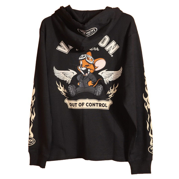 VANSON（バンソン） トムとジェリー コラボ ZIP パーカー TJV-2528 TOM