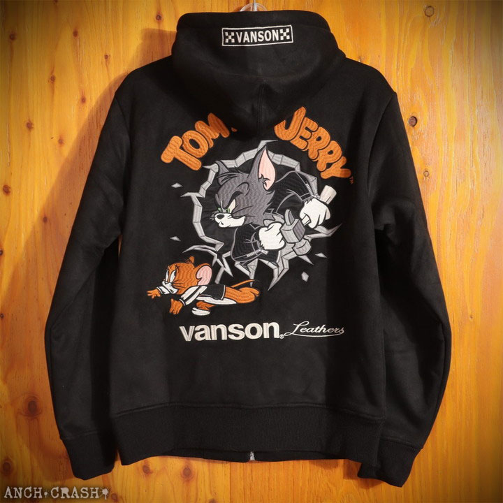 VANSON（バンソン） トムとジェリー コラボ ボンディング パーカー TJV